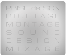 Prise  de son bruitage montage sound design mixage